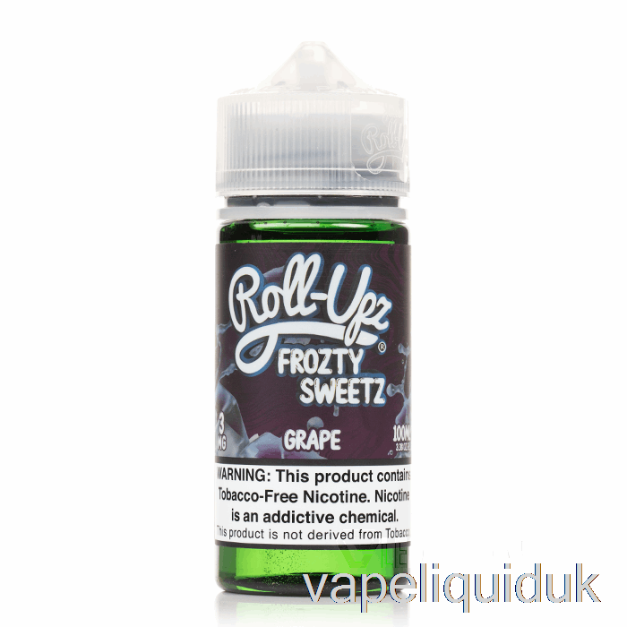 Grape ICE - Juice Roll-Upz E-Liquid - 100mL 3mg Vape Liquid